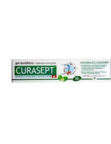 Curasept Dentifricio Gel 0,20% Con Ads Astringente 75 Ml