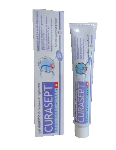 Curasept Gel Dentifricio 0,20 Con Ads Trattamento Rigenerante Con Acido Ialuronico 75 Ml