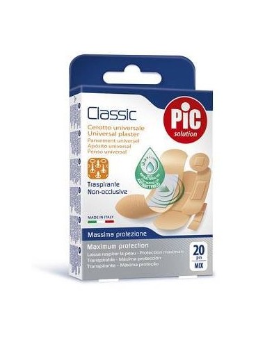 Cerotto Pic Classic Mix Antibatterico 20 Pezzi