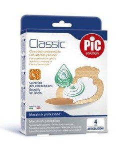 Cerotto Pic Classic Articolazioni Antibatterico 4 Pezzi