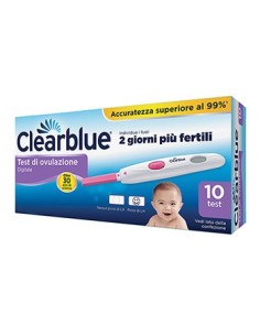 Test Ovulazione Clearblue Ovulation Digital 10 Stick