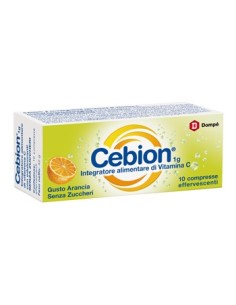 Cebion Effervescente Vit C Senza Zucchero 10 Compresse