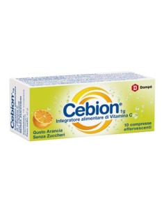 Cebion Effervescente Vit C Senza Zucchero 10 Compresse