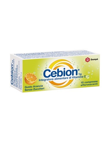 Cebion Effervescente Vit C Senza Zucchero 10 Compresse