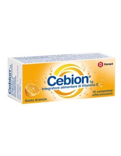 Cebion Effervescenti Vitamina C Arancia 10 Compresse