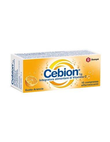 Cebion Effervescenti Vitamina C Arancia 10 Compresse