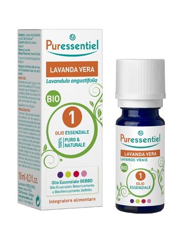 Puressentiel Lavanda Vera Olio Essenziale Bio 10 Ml