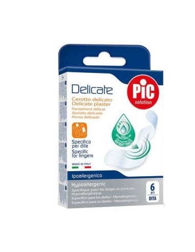 Cerotto Pic Delicate Dita Antibatterico 6 Pezzi