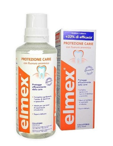 Elmex Protezione Carie Collutorio Fluoruro Amminico 400 Ml