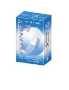 Cerotto Prontex Waterstrip Formato Medio Astuccio 20 Pezzi