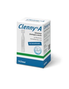 Clenny A Soluzione Fisiologica Sterile Per Aerosolterapia 25flaconcini Monodose Da 2 Ml