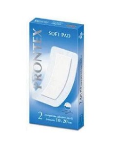 Garza Compressa Prontex Soft Pad Autoadesiva 10x20cm 2 Pezzi