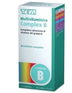 Multivitaminico Complex B Teva 40 Compresse 16,4 G