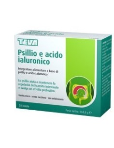 Psillio Acido Ialuronico Teva 20 Buste 104,8 G