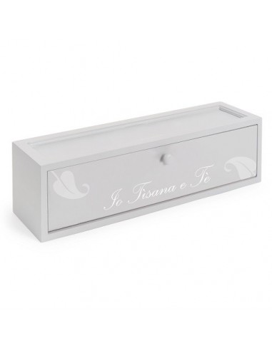 Confezione Regalo Scatola Legno 50 Filtri Monoerbe
