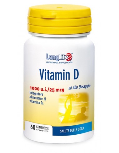 Longlife Vitamina D3 1000ui 60 Compresse