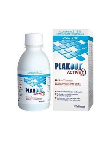 Plak Out Active Clorexidina 0,20% Collutorio 200 Ml