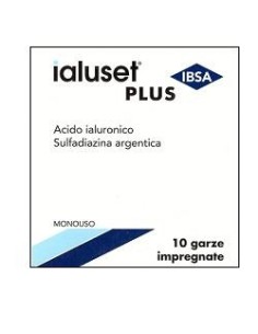 Garza Medicata Ialuset 10x10 Cm 10 Pezzi