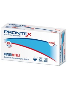 Prontex Guanto In Nitrile Senza Polvere M 7/8 10 Pezzi