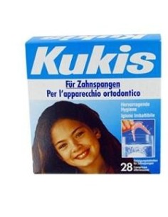 Kukis Cleanser 28 Compresse Per Pulizia Apparecchi Ortodontici