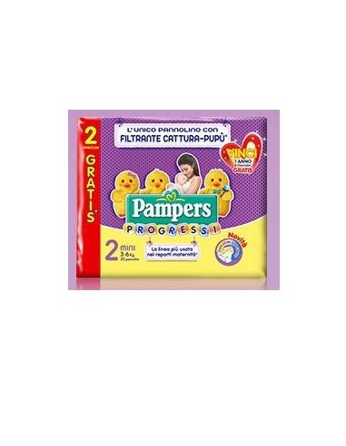 Pampers Progressi Mini 28 Buste + 2 Pezzi Offerta Speciale