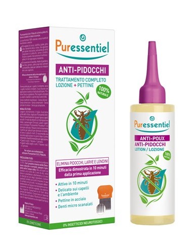 Lozione Antipidocchi 100 Ml + Pettine Puressentiel