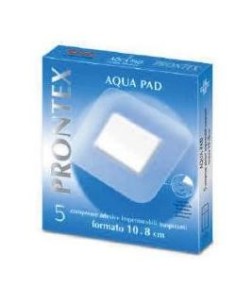 Garza Compressa Prontex Aqua Pad 10x8cm 5 Pezzi