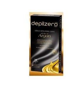 Depilzero Argan Strisce Depilatorie Corpo 20 Pezzi