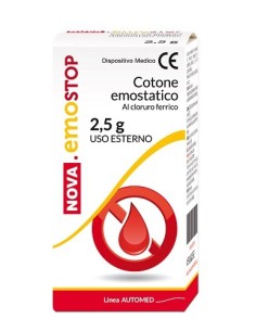 Cotone Emostatico Con Cloruro Ferrico Nova Emostop 2,5 G