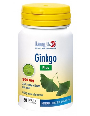 Longlife Ginkgo Plus 60 Tavolette