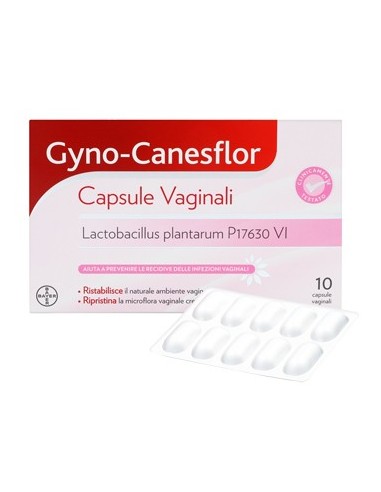 Gynocanesflor 10 Capsule Vaginali