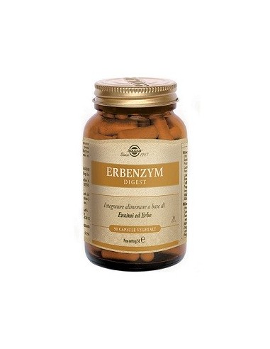 Erbenzym Digest 90 Capsule Vegetali Flacone 56 G