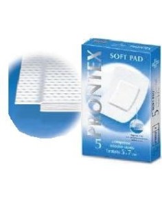 Garza Prontex Soft Pad Compressa 5x7 Cm 5 Pezzi