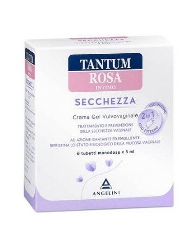 Tantum Rosa Intimo Secchezza Crema Gel Vulvovaginale 6 X 5 Ml