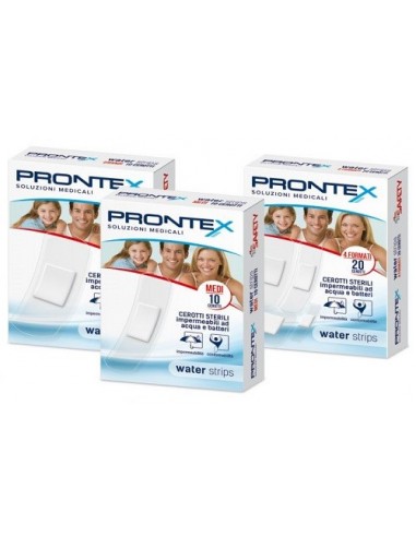 Cerotto Prontex Water Strips Assortito 20 Pezzi