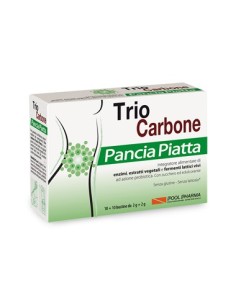 Triocarbone Pancia Piatta 10 + 10 Bustine
