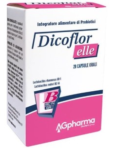 Dicoflor Elle 28 Capsule Integratore Alimentare Per Il Riequilibrio Della Flora Batterica Vaginale