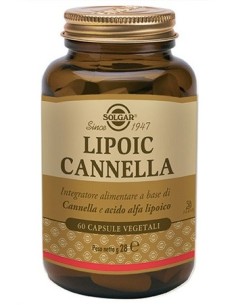 Lipoic Cannella 60 Capsule Vegetali Flacone 28 G