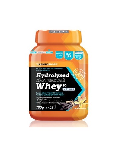 Hydrolysed Advanced Whey Vanilla Cream Barattolo Polvere Orale 750 G