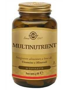 Multinutrient Solgar 30 Tavolette