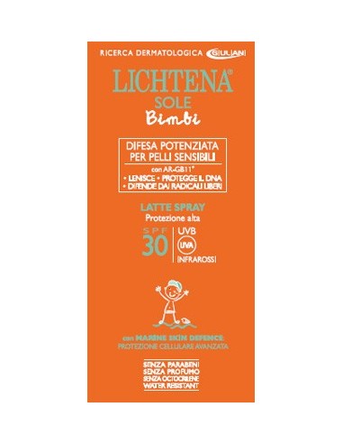 Lichtena Sole Bimbi Latte Spray Spf 30 200 Ml