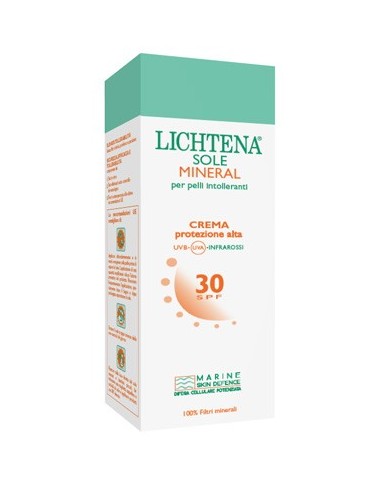 Lichtena Sole Mineral Crema Spf 30 100 G Per Pelli Intolleranti