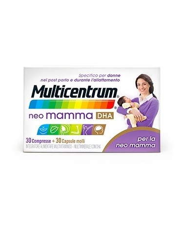 Multicentrum Neo Mamma Dha 30 Compresse + 30 Capsule Molli