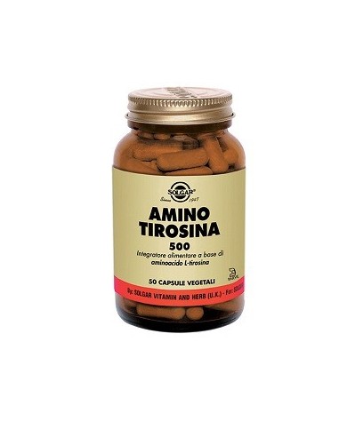 Amino Tirosina 500 50 Capsule Vegetali