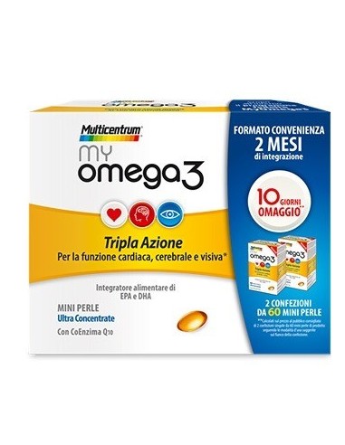 Multicentrum Omega3 Duopack 2x60 Mini Perle