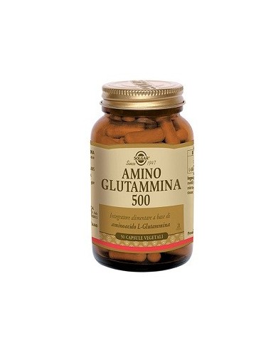 Amino Glutammina 500 50 Capsule Vegetali