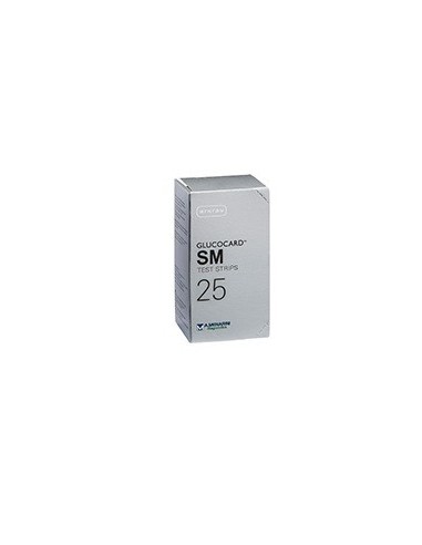 Test Strips Per Misurazione Glicemia Glucocard Sm 25 Pezzi