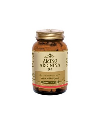 Amino Arginina 500 50 Capsule Vegetali