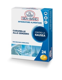 P6 Nausea Control Sea Band Caramelle Antinausea Viaggio Allozenzero 24 Pezzi