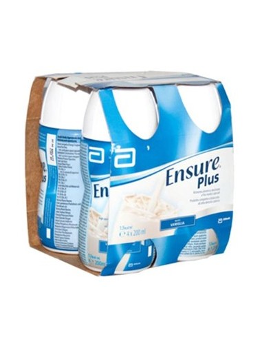 Ensure Plus Vaniglia 4 Bottiglie Da 200 Ml